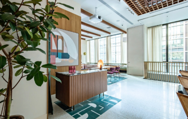 Secoin Interior Terrazzo Tiles at The Upper Restaurant, Japan